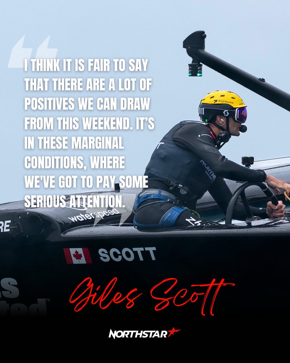 SailGPCAN's tweet photo. Reaction from our captain Giles Scott 🎙️ https://t.co/3CHcF2vQay