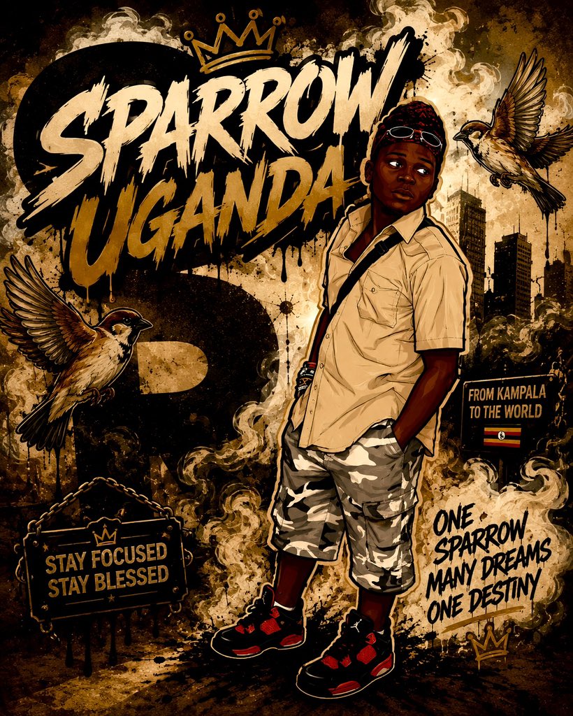 Sparrowuganda1's tweet photo. GHETTO SUPERSTAR โญ๏ธ
#sparrowuganda #sparrowugandamusic #dahustlecontinues #boingo https://t.co/QV3UrXwTY5