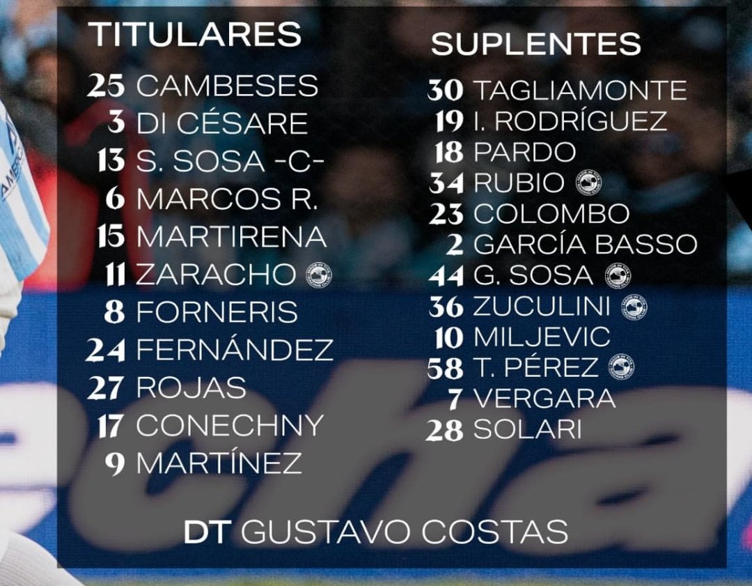 Tendencias Racing tweet media
