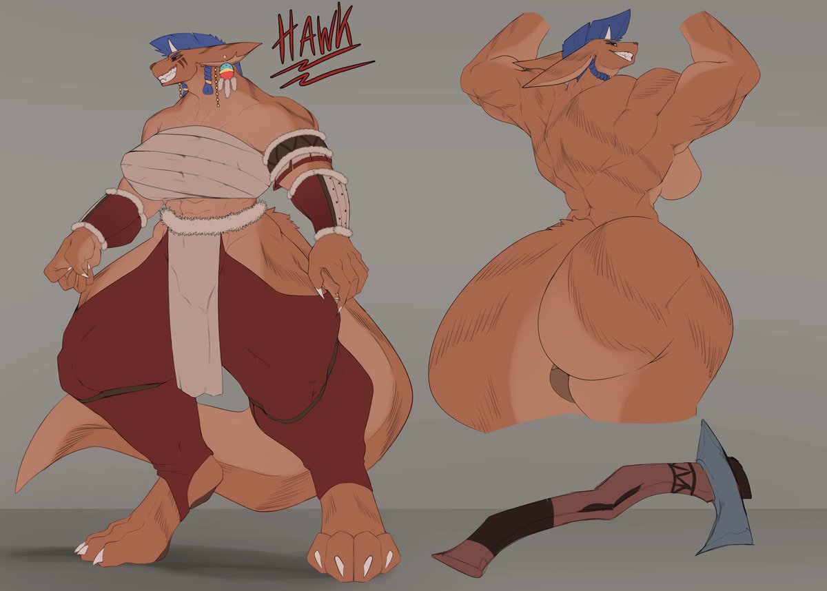 4Ears5Eyes's tweet photo. Hawk Update???
==============
Tribe's renowned hunter and a lover of Dread
==============
Yes, she goes full commando https://t.co/kRxUx7MD3H