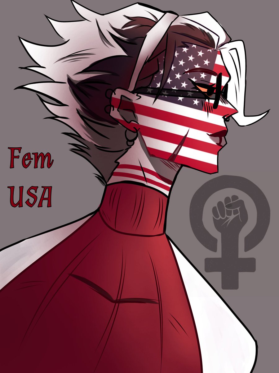 Apr1290028's tweet photo. #CountryHumans #Fem_USA https://t.co/jEJA4azdlM