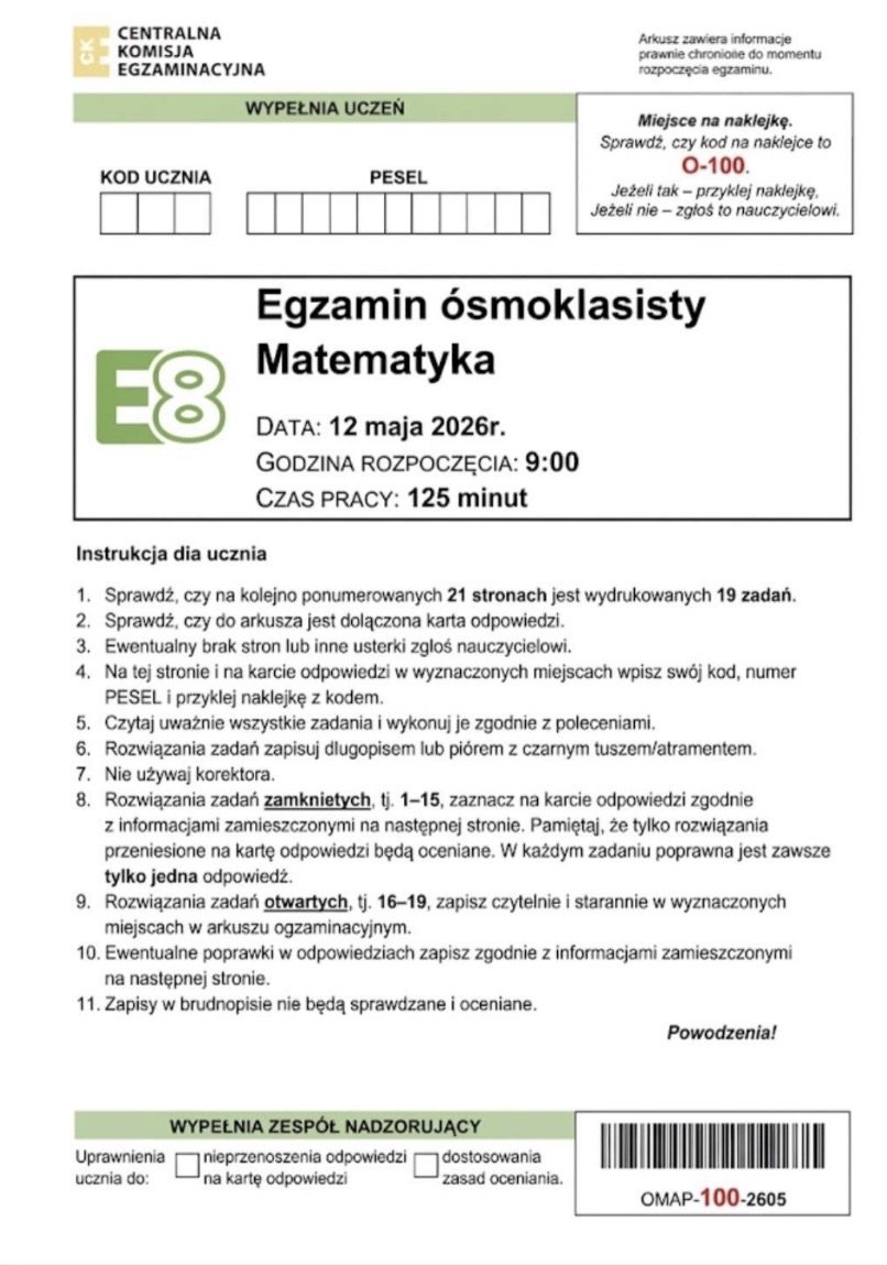 Xeshy4's tweet photo. WYCIEK EGZAMINÓW ÓSMOKLASISTY
https://t.co/3Yn7JAaw8i

#E8 #EgzaminÓsmoklasisty https://t.co/sIASVEb3KF