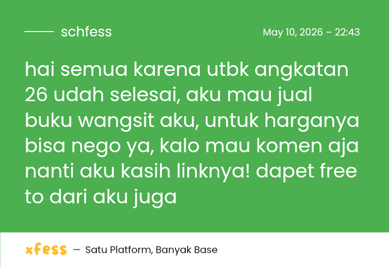 Schoolfess tweet media