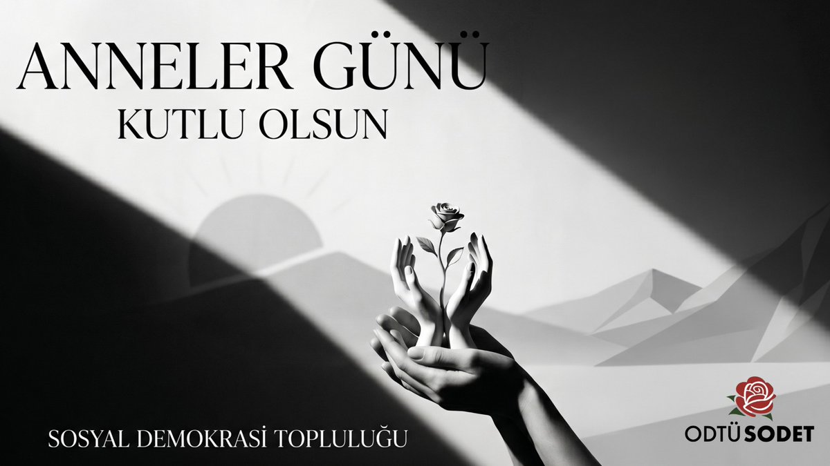 ODTÜ Sosyal Demokrasi Topluluğu tweet media