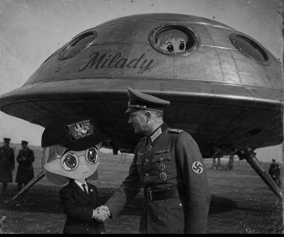 rubbtoe's tweet photo. UFO files reveal claim of a secret flying saucer capable of reaching 1,500mph built by the N-zis. https://t.co/Bm0Rri8yAQ