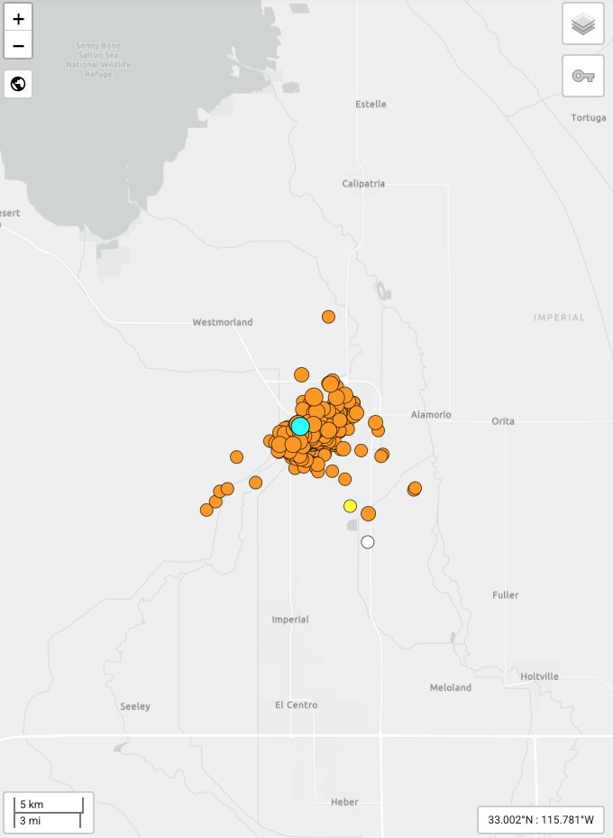 USGS ShakeAlert tweet media