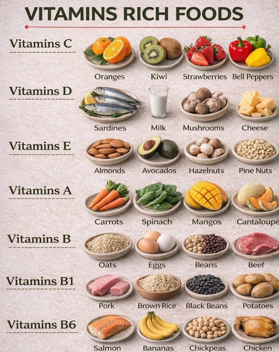food_health_joy's tweet photo. Vitamins Rich Foods🥝 https://t.co/Ub6FkiNC8s