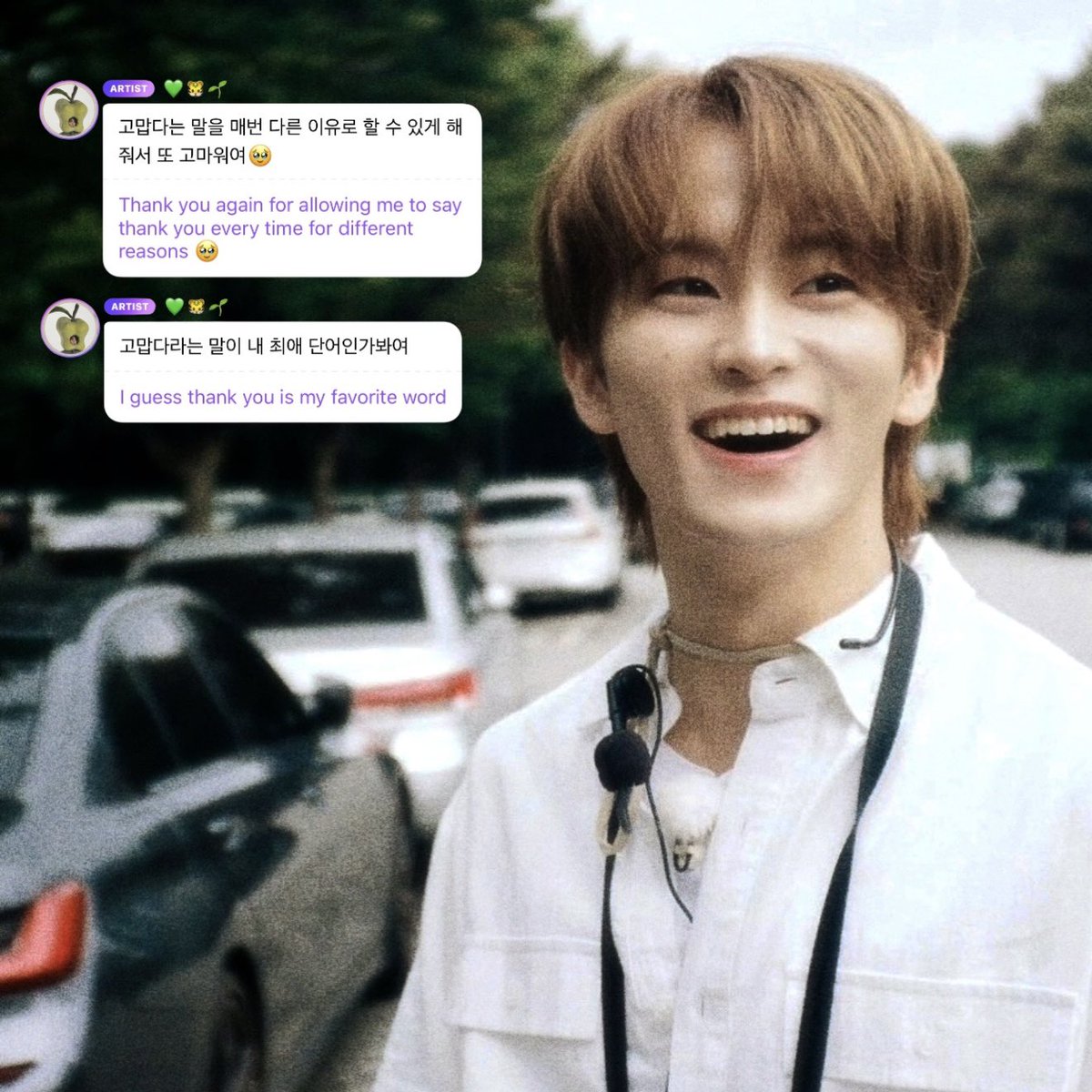 “thank you again for allowing me to say thank you every time for different reasons”
“i guess thank you is my favorite word”

thank you thank you thank you thank you thank you thank you thank you thank you thank you thank you and many thank yous to you too, mark lee 🤍