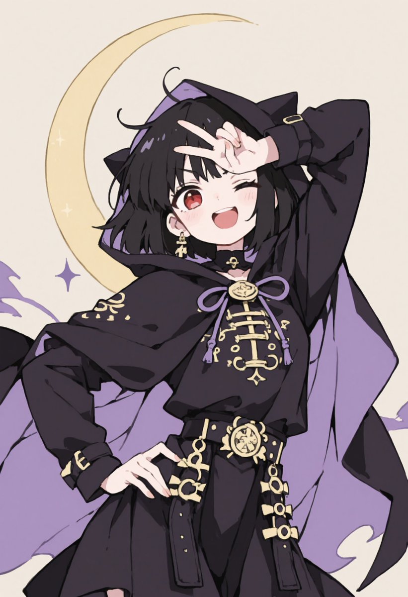 テンション高めな黒ずきんちゃん！🥰