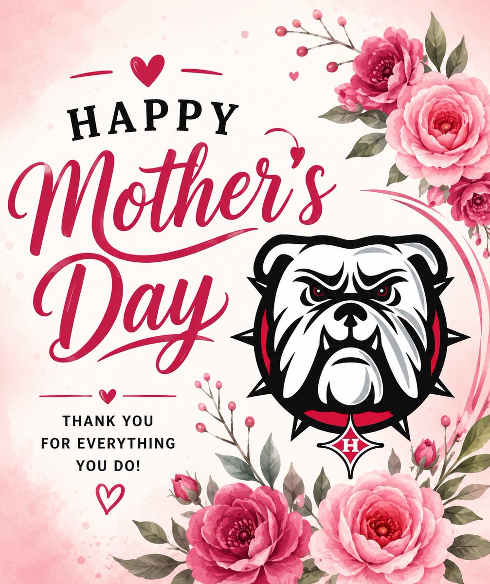 HarlemFootball's tweet photo. Happy Mother’s Day to all the Moms out there, especially those in Bulldog Country! Y’all are the real MVP’s and hope you have the day you deserve! 💐❤️🖤 https://t.co/JRMSDGHtHP