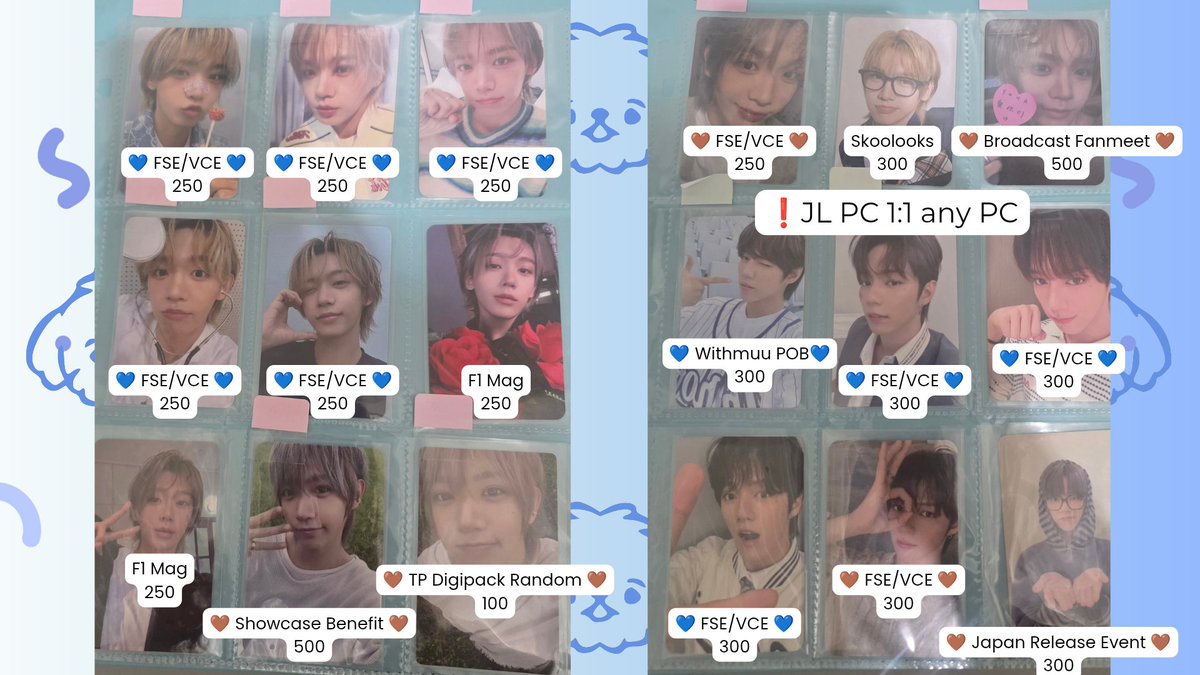 PABII____'s tweet photo. WTS | LFB
SEMI-QUITTING SALE

✨️ AHOF PC✨️ = See pic for prices

✅ ️All onhand
✅ ️Can send photo with name and timestamp
✅️ DM/comment to claim
✅️ Strictly PAYO
✅ Gcash
✅ ️J&amp;T 

Proofs: https://t.co/CVaEz0IhVx 

tags ahof who we are the passage https://t.co/mKNPmkuxQi