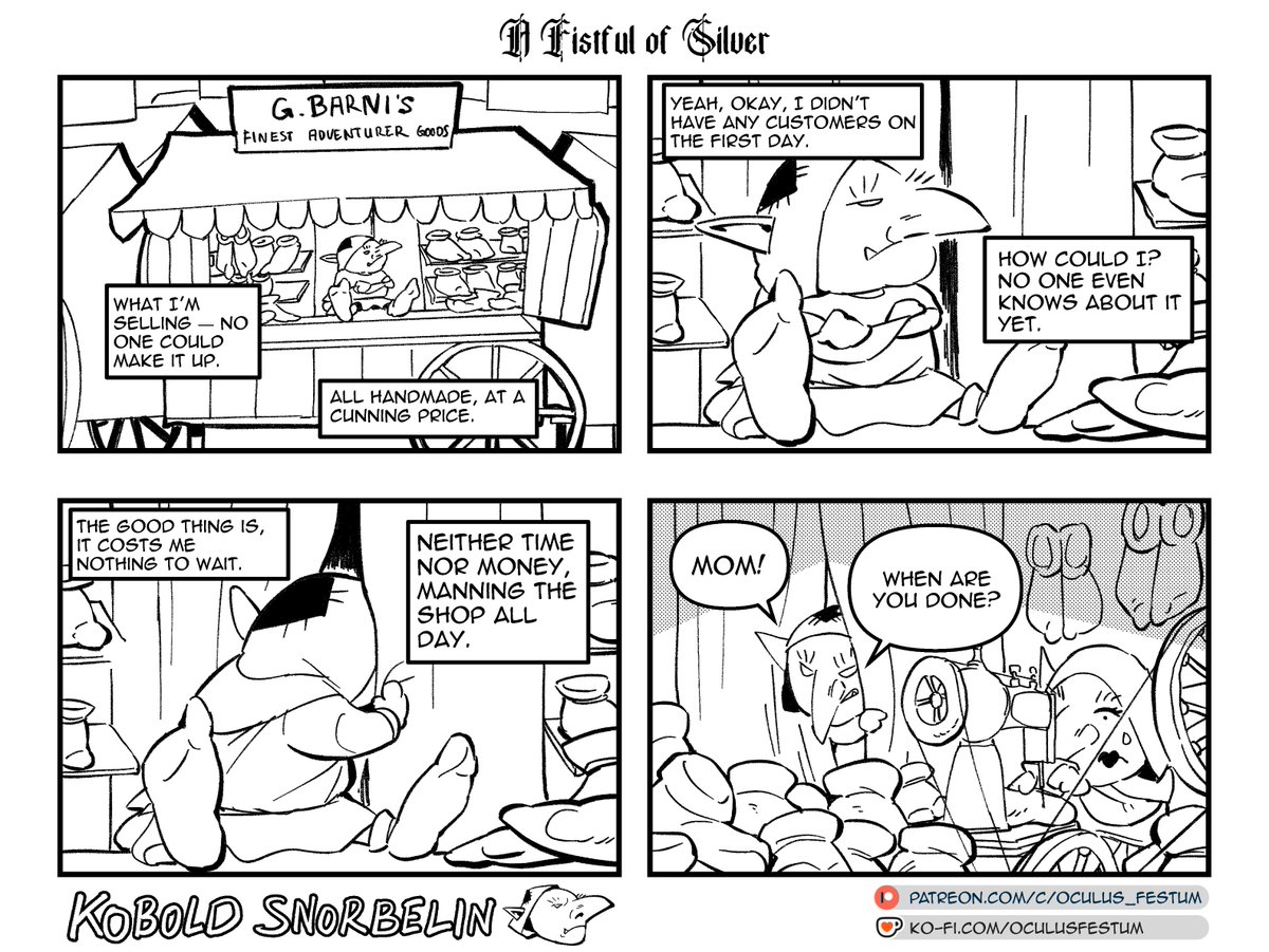 OculusFestum's tweet photo. Success often looks different from the inside, and behind many ambitions, there is someone who never stopped believing.

Happy Mother's Day.

"A Fistful of Silver"
Kobold Snorbelin
A small slice of goblin life. https://t.co/8mOgl6bcnh