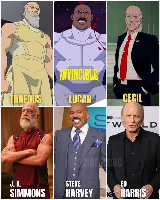 This invincible casting line up is insane 🔥😂