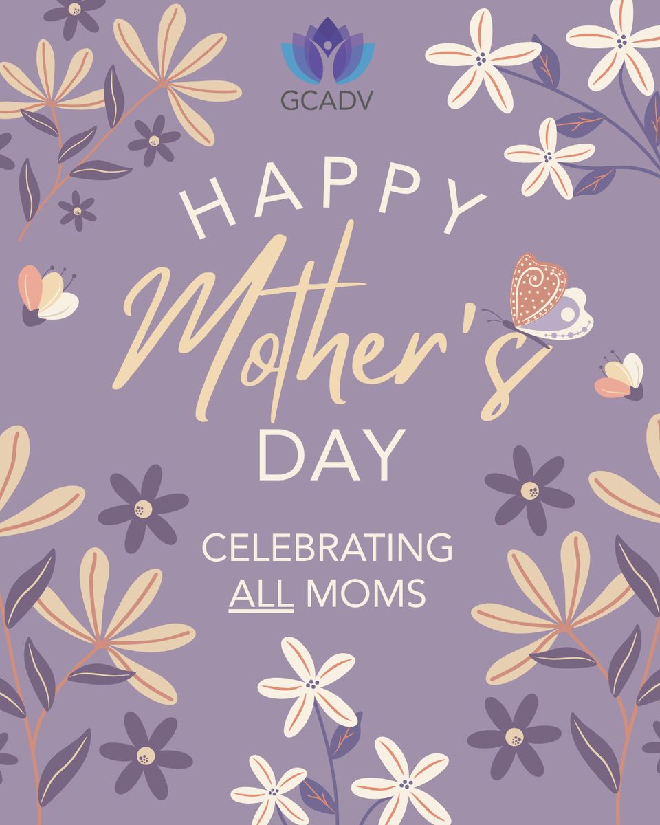 gcadv's tweet photo. Happy Mother's Day! Today, we're celebrating and sending love to ALL mothers! 💜 

No one deserves abuse. No matter what your situation is, there is help.
GA Hotline: 1-800-33HAVEN
National Hotline: 1-800-799-SAFE

Find a program near you: https://t.co/1phwRMi4Qs https://t.co/4fWqoGgJPa