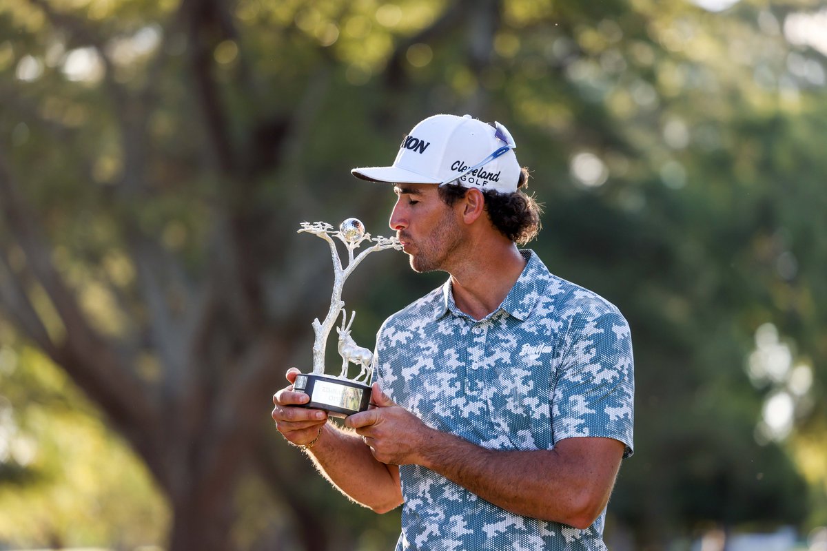 GolfZimOpen's tweet photo. ⛳FBC 2026 CHAMPION
Altin van der Merwe has won the FBC Zim Open 2026 title at RoyalHarare Golf Club.
#ZimOpen2026
#RoyalHarare
#GolfAfrica
#ProGolf
📷: Sunshine Tour https://t.co/ZR6WcHC0hR