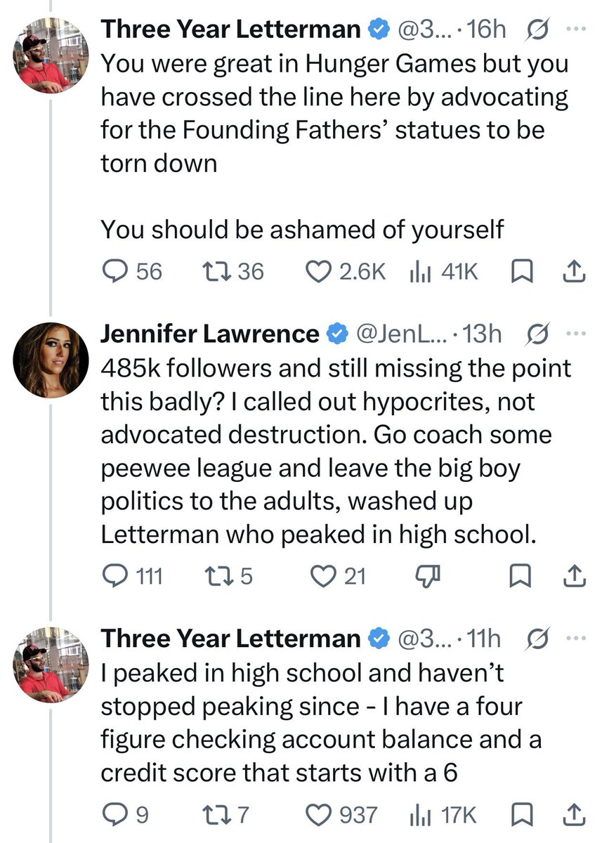 Three Year Letterman tweet media