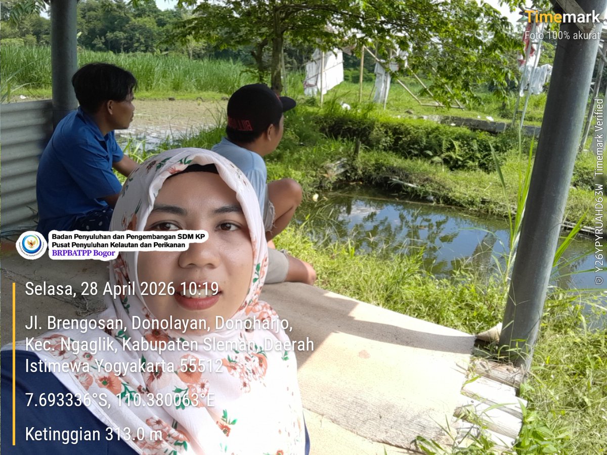 atinda_p's tweet photo. 28 April 2026
Pendampingan Akses Informasi Program Prioritas KKP di Pokdakan Mujur Fish Farm Brengosan, Donoharjo, Ngaglik, Sleman
#giatluhkan #aksesinformasi #kkp2026growstronger https://t.co/4MzxHB8Z2c