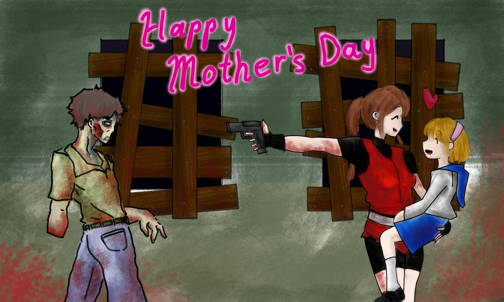 dragonphoreal's tweet photo. Made this way back in 2019, during my last year in college

Happy Mother's Day! #MothersDay #ResidentEvil2 https://t.co/mTXKpsN71j