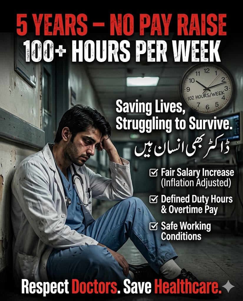 MedVerse_Pakist's tweet photo. #RaiseHOStipend
#FairPayForDoctors
#SaveYoungDoctors
#PunjabDoctors
@MaryamNSharif
@mustafakamal
@SalmanRafiquePK
@Kh_ImranNazir
@Hinapervaizbutt
@arynews
@geonews https://t.co/0a4hZoe8wm