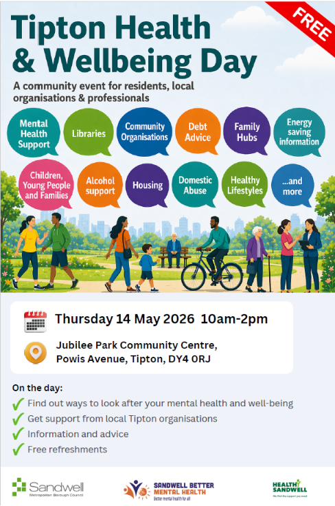 BWALIMITED's tweet photo. Tipton Health &amp; Wellbeing Day 14th May 2026 https://t.co/Iz0BIyNjrG