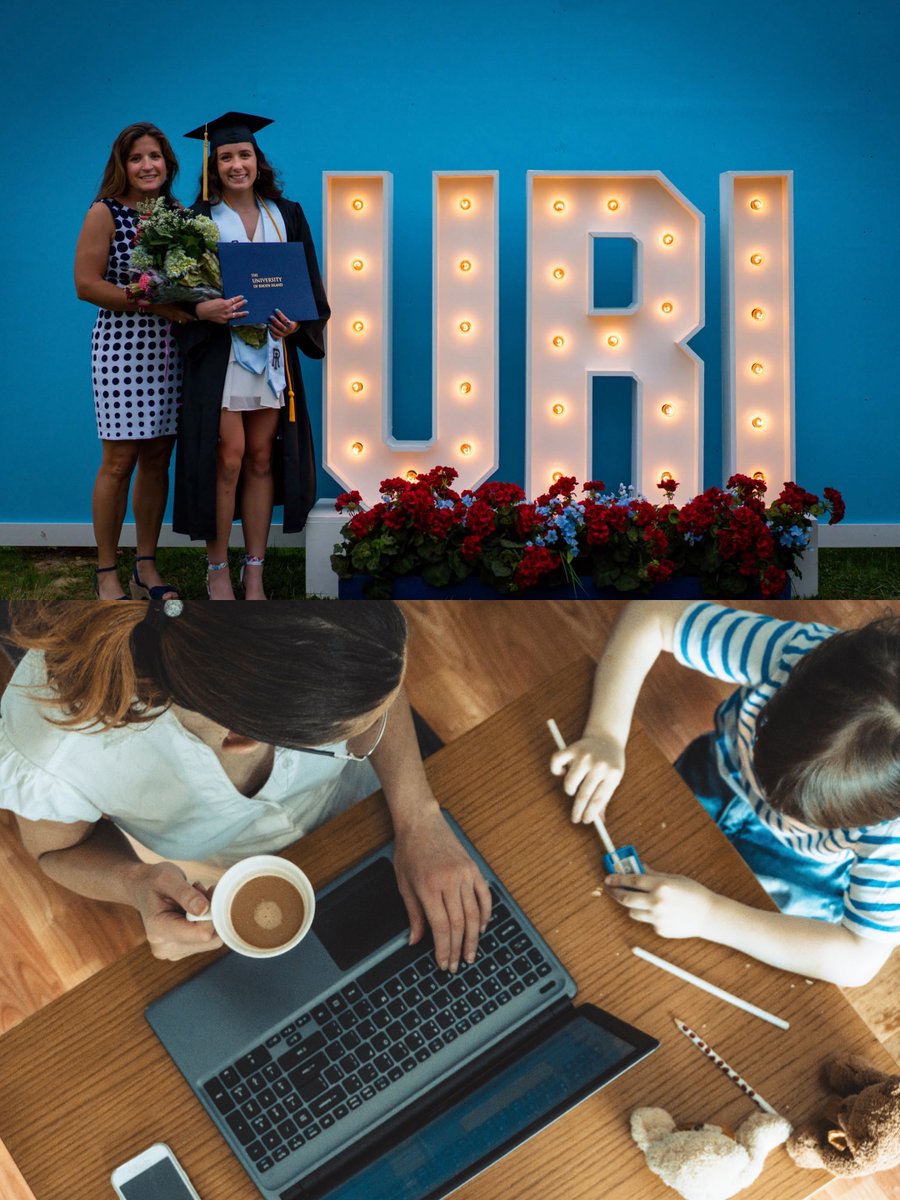 OnlineURI's tweet photo. Behind every milestone is someone offering encouragement, guidance, and care. Today we celebrate all mother figures who support their loved ones while continuing to grow in their own careers and education journeys. 💐 Happy #MothersDay from URI Online! https://t.co/J0xB2ZvDYQ