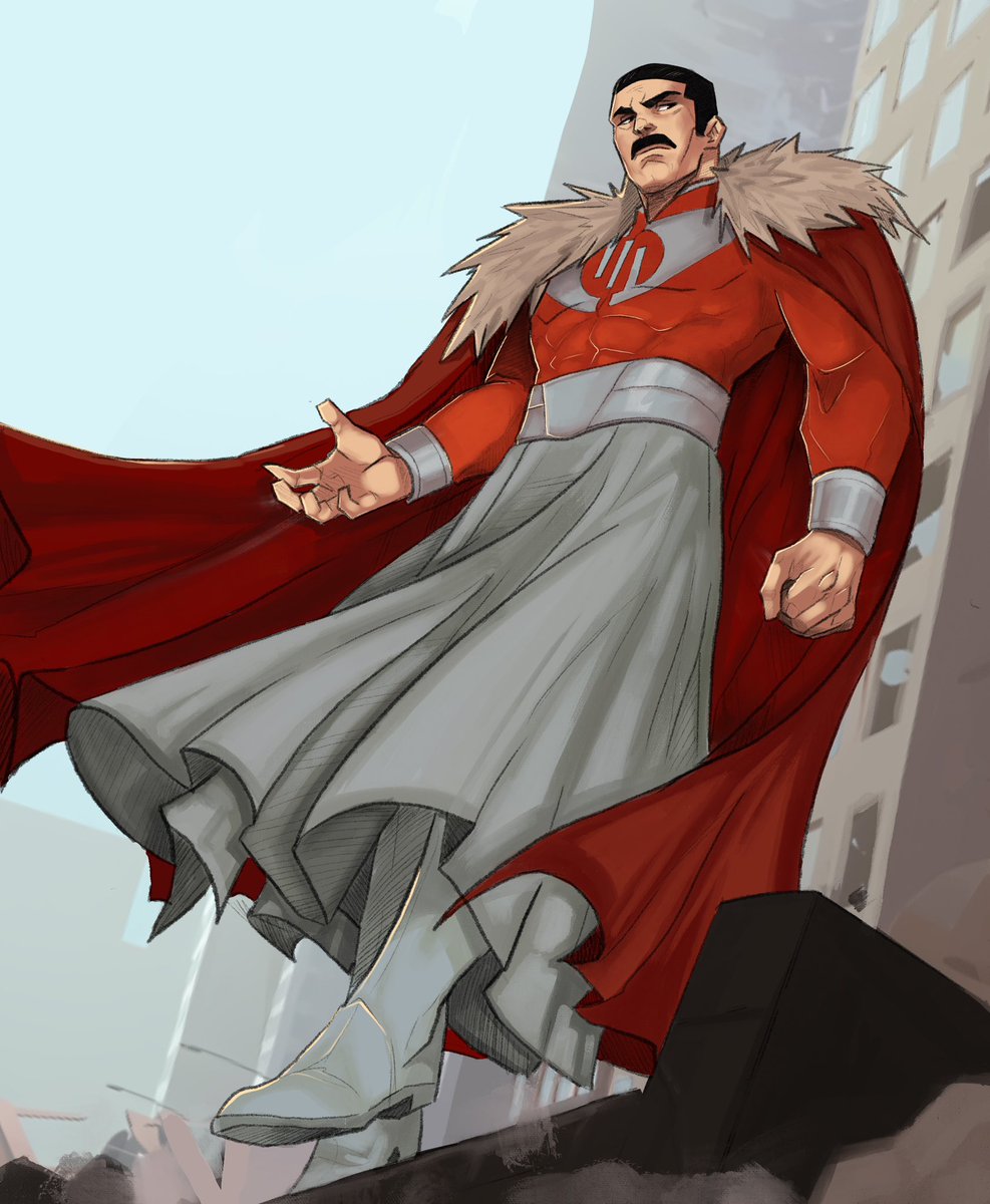 Enforcer_Jack's tweet photo. Finally some colors, still have a lot to learn buuut colors :D #thragg #inviciblecomic #invincible #art #fanart #grandregentthragg @InvincibleHQ @PrimeVideo @therealKripke https://t.co/7NqmlDmDbo