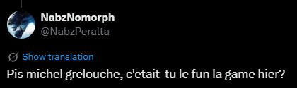 NabzBackup's tweet photo. @MichelGroulx8 @MichelGroulx8 Esti de michel grelouche qui me bloque pcq il se fait rabrouer sa shit dans face comme le p'tit chien pas bien eleve qu'il est lol https://t.co/JNHALokyJb