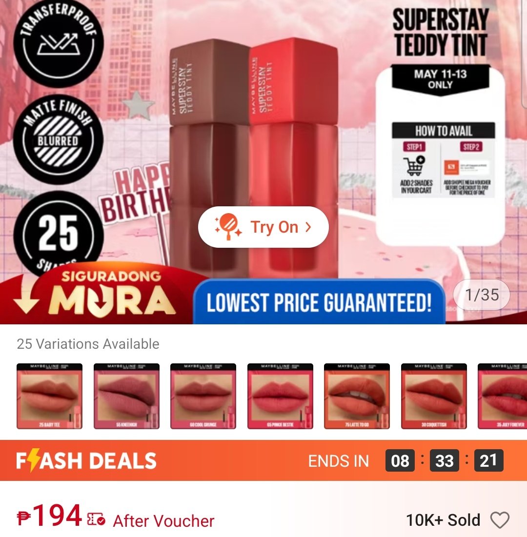 jaskfinds's tweet photo. ₱194 TEDDY TINT!
https://t.co/mXzXjAKuYU https://t.co/B8VJhBV06H