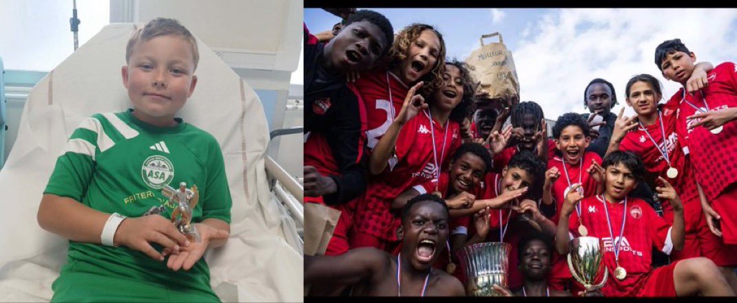 Mix360_'s tweet photo. ⚠️ Un enfant de 9 ans a été roué de coups après un tournoi de football dans le Pas-de-Calais.

Selon son club, plusieurs joueurs l’auraient frappé alors qu’il était au sol.

L’enfant a été transporté à l’hôpital. https://t.co/sQCqT7ENGx
