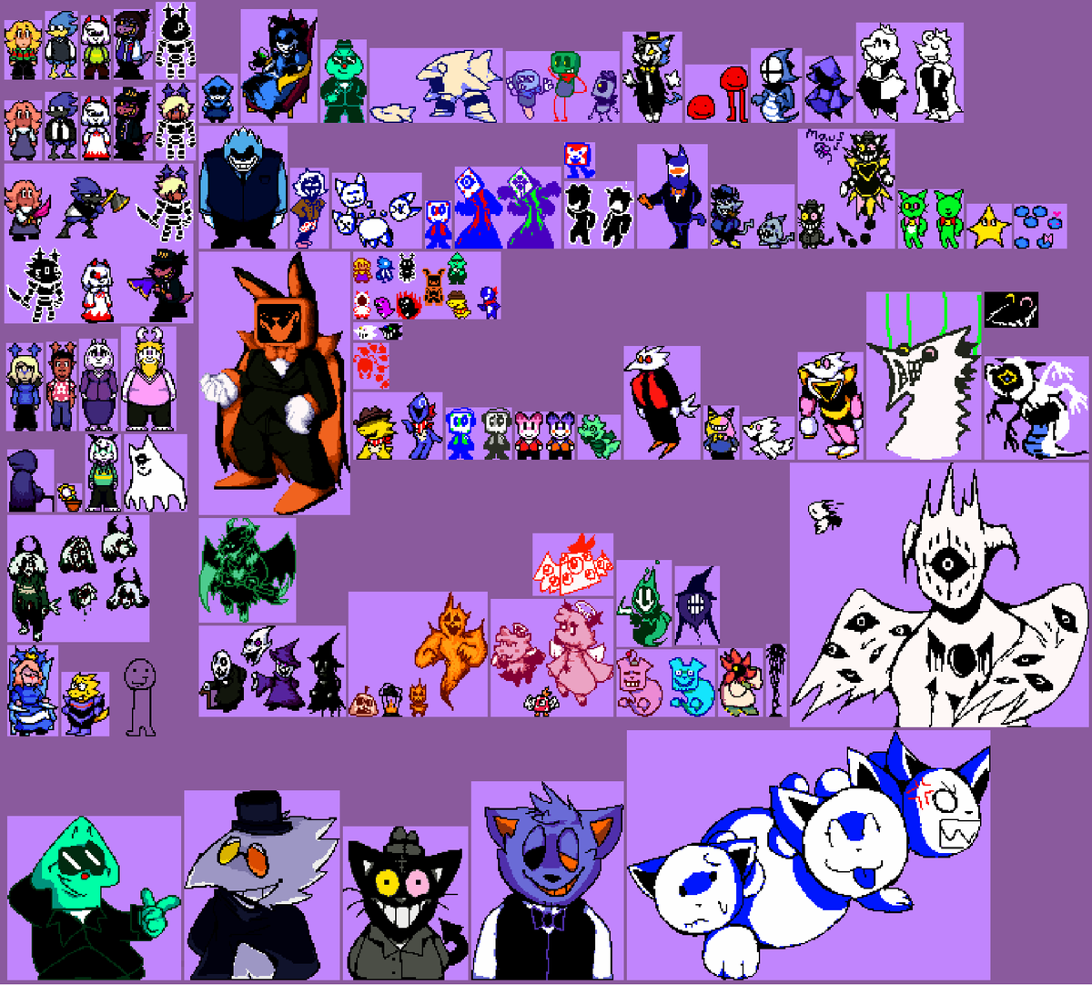 Sunkdev_1's tweet photo. MORTISRUNE - The full ass thing 
I finally finished it all :)
#DELTARUNE #DELTASWAP #MORTISRUNE https://t.co/jl2q553VhU