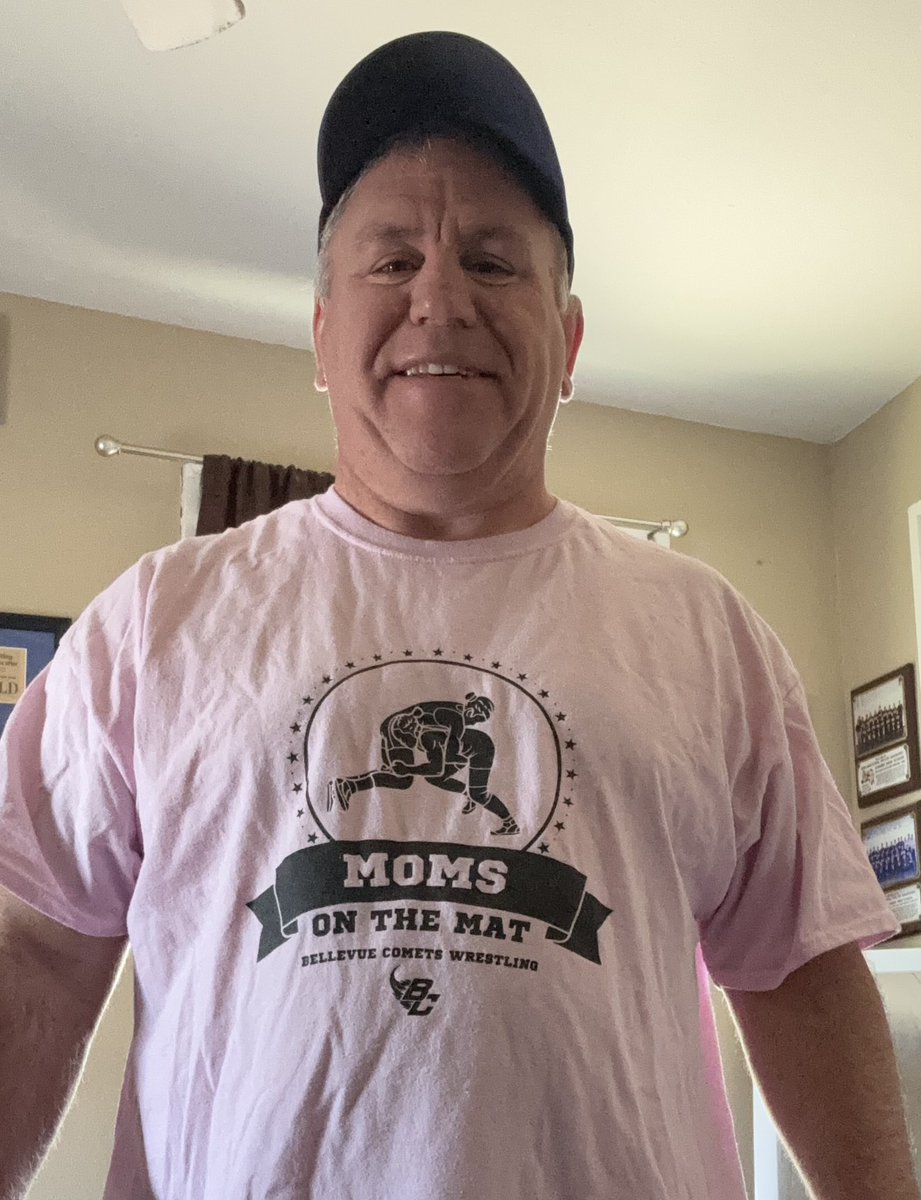 Comet_Wrestling's tweet photo. For Mother’s Day a Moms on the Mat shirt. We will be bringing this back this year in November. Moms get together for a camp setting run through a practice, learn some technique, hang out. You know, wrestling stuff. #WrestlingShirtADayInMay https://t.co/ErJCVbfK6Z