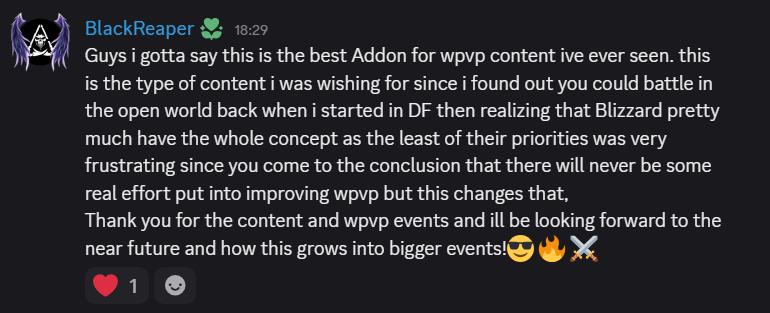 🥰🥰🥰

Please Blizzard, notice it, take the whole add-on ! everyday more and more players enjoy it