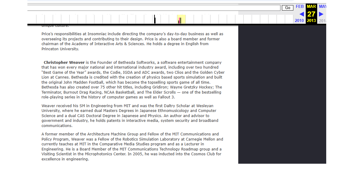 Another Christopher Weaver (Bethesda Softworks founder) bio (from 2013 ...
