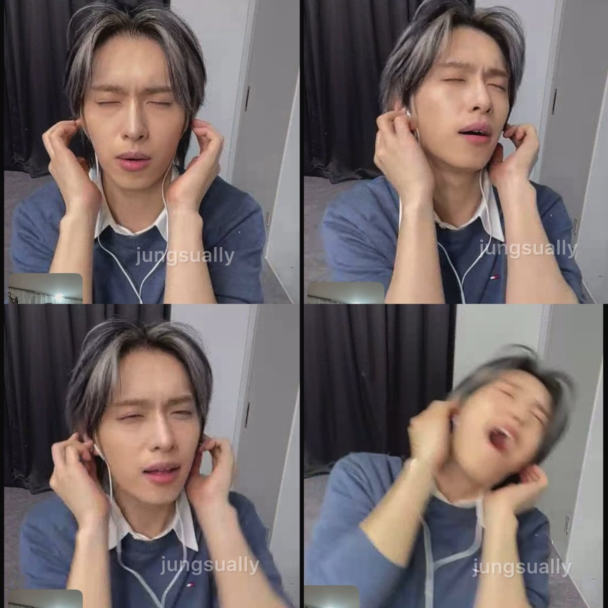 260508  영통 팬싸 Mubeat Gaon 

Ekspresi gaon dengerin aku nyanyi😭😭 

Sumpah alay (lovingly) bgt 😭😭