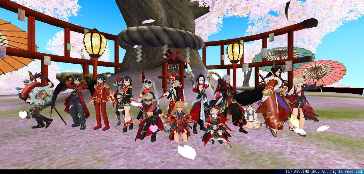dhamas_tri's tweet photo. The burning spirit during the day and night.🔥 @CastraIgnis pictorial! On the Hanami venues.🌸✨

#bemmoshow #toram
#トーラム https://t.co/ZjdOnaFxZY