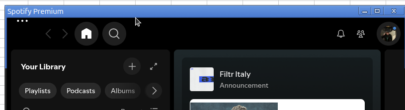 Rom3oCrash's tweet photo. @Spotify i think you should update your linux app https://t.co/fxIBY1asec