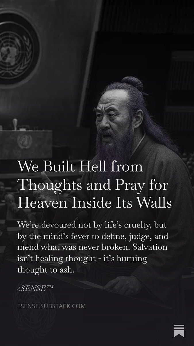 MartinZuzak's tweet photo. The only real “solution” is to stop seeking solutions. The only real answer is to see that answers were the problem all along.

https://t.co/R6QoTHRcgS https://t.co/SNpTIv2alZ