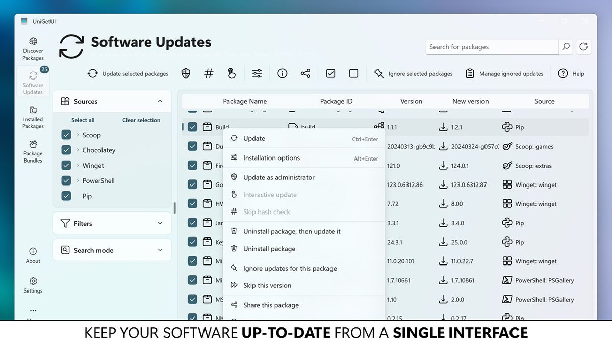 Windows package management just leveled up. Winget with a UI UniGetUI ...