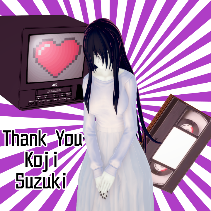 VickyPervy's tweet photo. Thank you Koji Suzuki for all that you have inspired. https://t.co/GvPAlQ8wUp