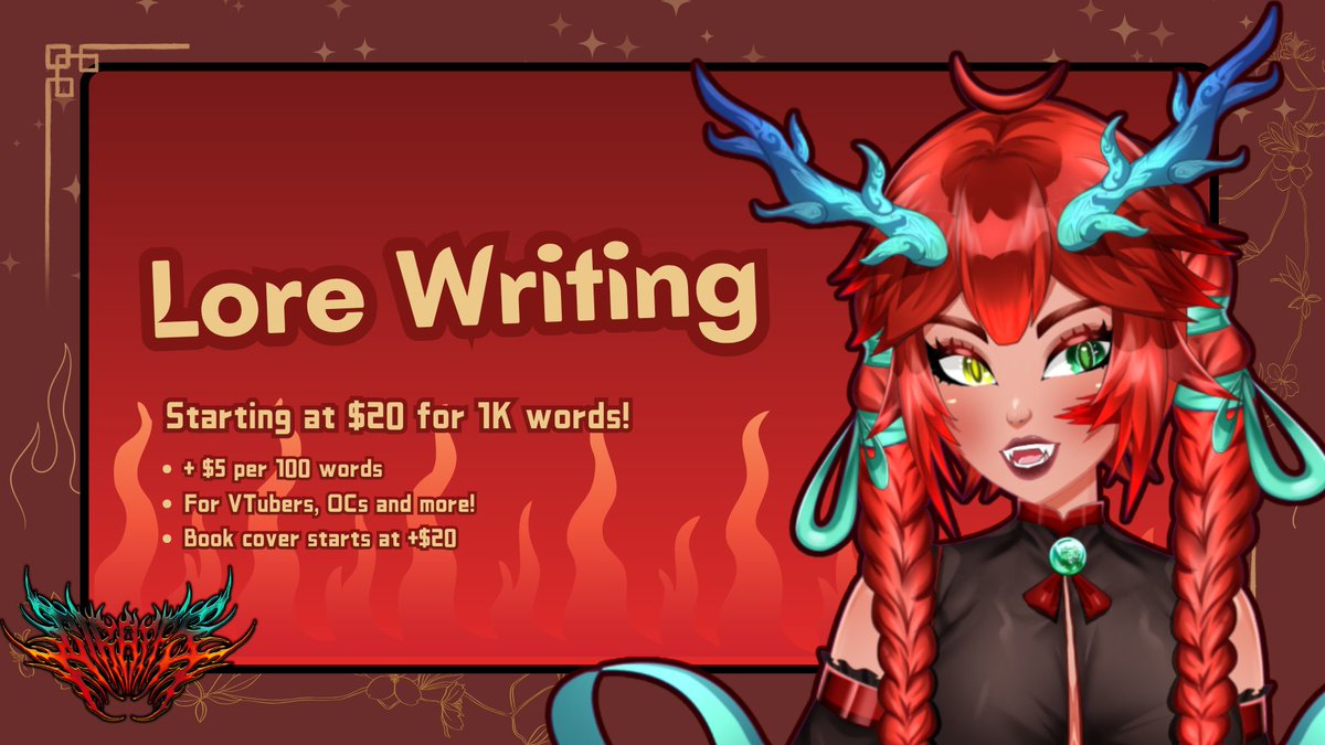 cgiraffs's tweet photo. Ya boi is homed and open for work!!! 😊🔥

My writing services are back again, and even better than before. Looking for a wordsmith to bring your lore to life? And a book cover to top it all off? 👀😳

VISIT GIRA RAFF'S LORE BUILDING FACTORY FOR THE BEST RESULTS! (LINK BELOW!)👇 https://t.co/86M625kMWF