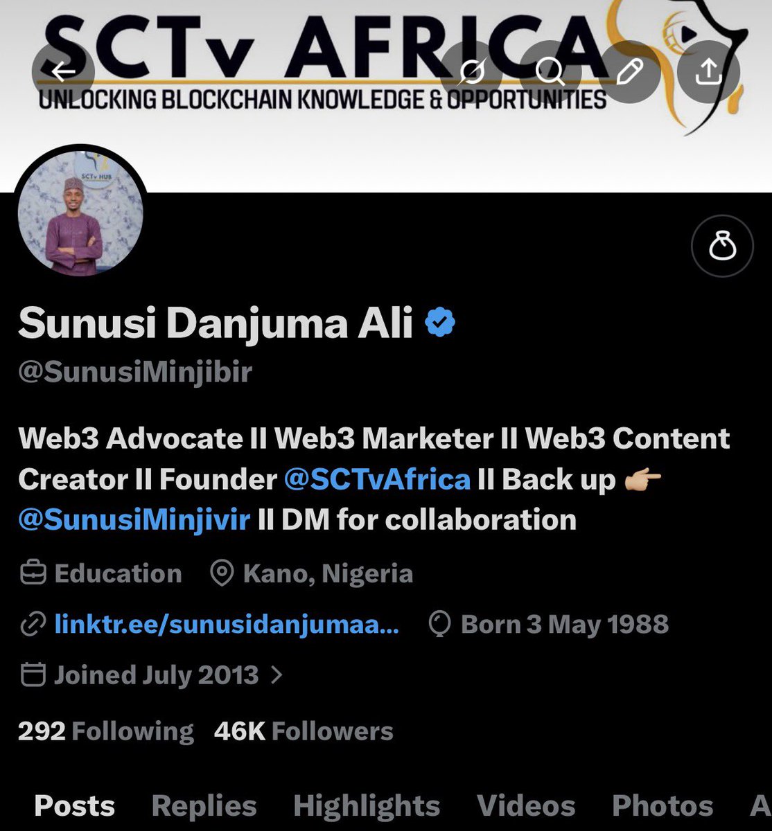 SunusiMinjibir's tweet photo. 46,000 followers on @X.

From one tweet to a whole movement. Grateful for every like, reply, repost, and every single person building with me on this journey.

Road to 50K starts now. https://t.co/X1wUTAHWzO