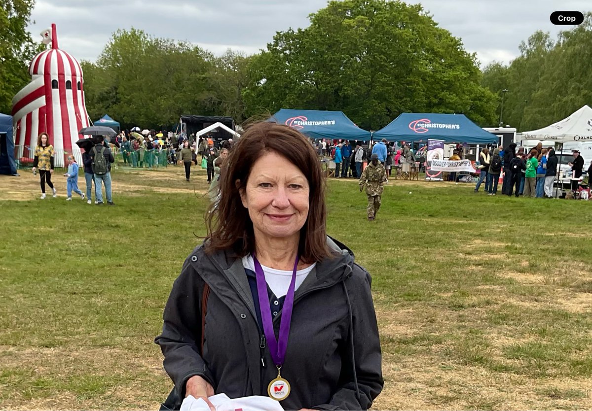 skylark22BHC1's tweet photo. Managed to complete the Green Walk today, part of the Fun Walk 2026 for St Christopher’s Hospice.  Here are some pictures from around the walk on Keston Common. And me showing off my medal and t-shirt. #FunWalk #keston #walkeveryday https://t.co/zt5mzuTpZZ