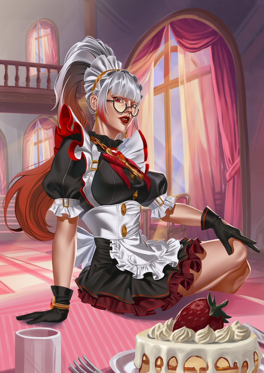 NSFWPork's tweet photo. Elsa Bloodstone Bloody Butler skin fanart.

#MarvelRivals #ElsaBloodstone #MarvelRivalsFanart https://t.co/YL3LzwqusI