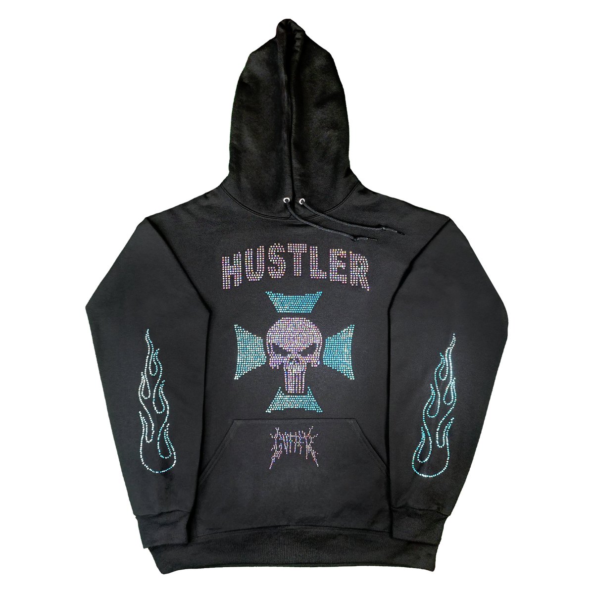guttercompound's tweet photo. The Rhinestone Hustler Hoodie is coming soon - who’s ready for this one? Let ‘em know.🩸⭐

- Rhinestone Hustler Design On Center Chest
- Rhinestone Crystal Blue Flames On Both Sleeves
- Splat Logo Print On Center Hoodie Pocket
- Heavyweight, 100% Cotton Black Pullover Hoodie https://t.co/7w2TYcCEGU