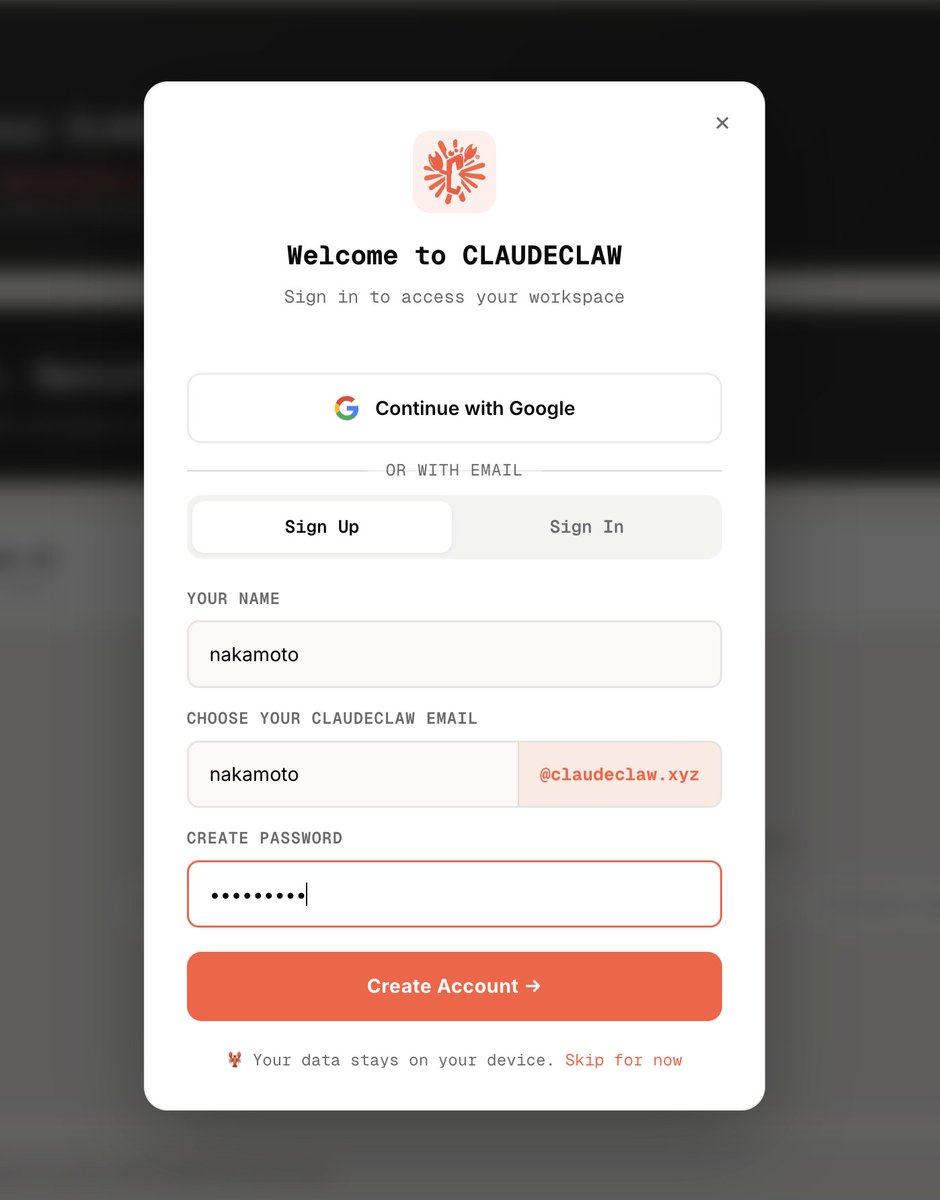 claudeclawx's tweet photo. sign up. claim your @claudeclaw.xyz workspace.
unlock everything.

PREDICTION MARKETS — powered by Opus 4.7
built by OpenClaw AI agents

→ stocks · analyst estimates + 8-dim scoring
→ crypto · Binance + RSI/SMA + on-chain
→ polymarket · Gamma API + LLM edge analysis

terminal-native. chat-driven. all yours.

$CLDC May 12 · 3PM UTC · https://t.co/8fKvvElwzr