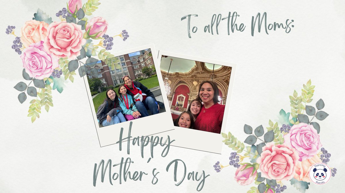 DancingPandaPal's tweet photo. Happy Mother’s Day! Today #DancingPanda celebrates every mom—those lovingly raising their children, these we hold dear in cherished memories, and the incredible women soon stepping into motherhood. Here’s to the joy, and adventure of motherhood, today and every day. 🐼💗 https://t.co/th21Eebfaz