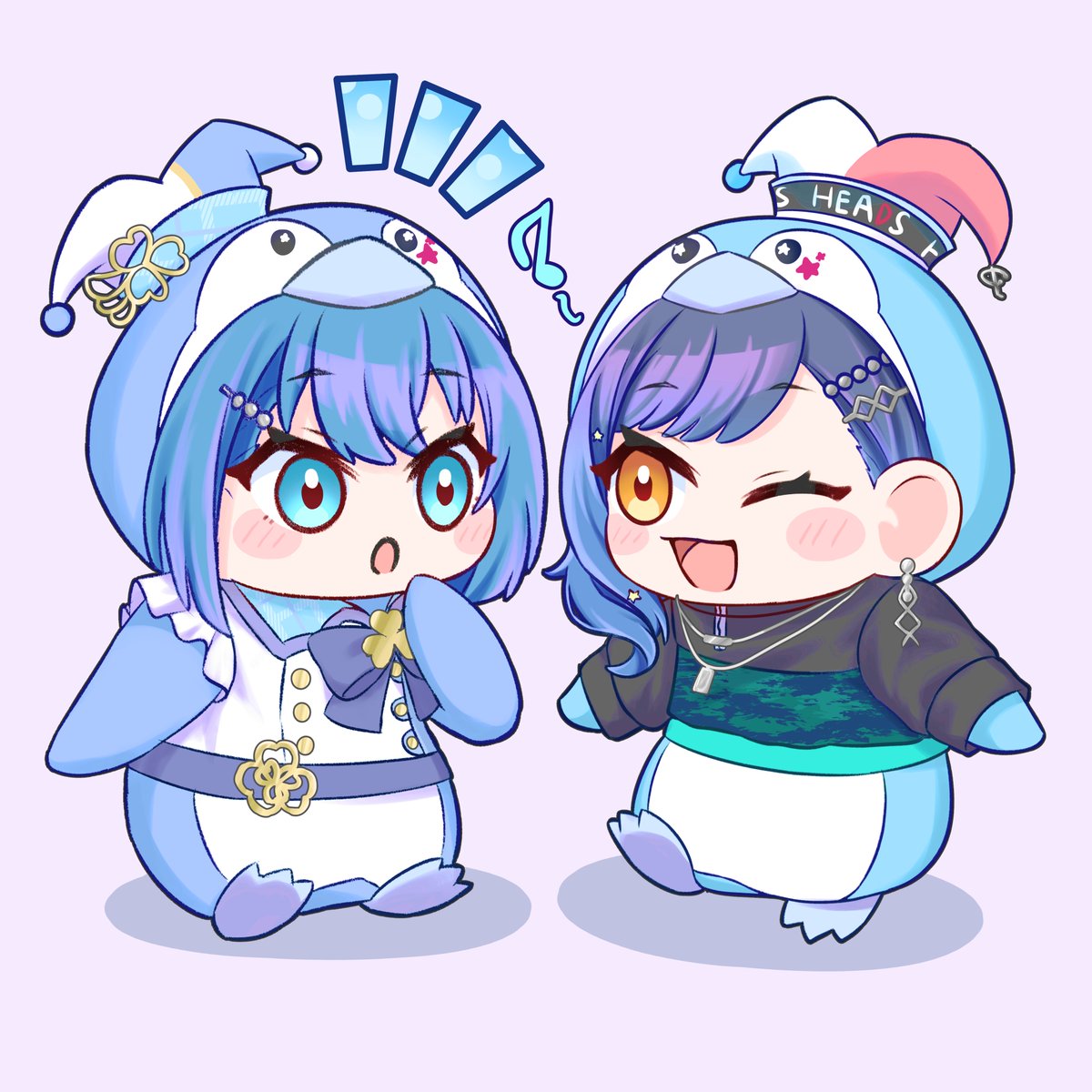 MatchaToise's tweet photo. I heard they sang🐧
 #prsk_FA https://t.co/8gXIVqHS89