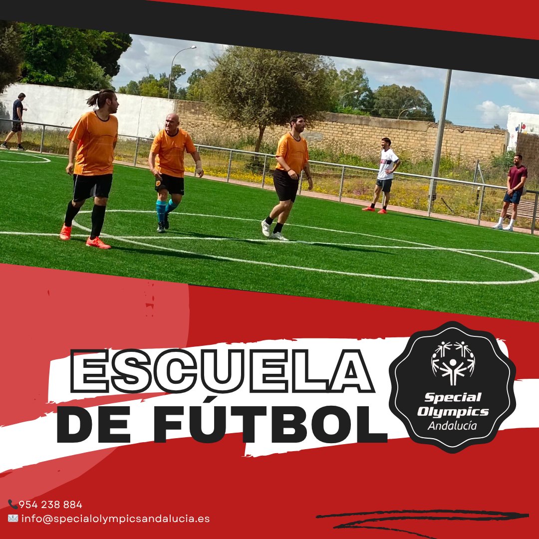 SOANDALUCIA's tweet photo. ⚽Esfuerzo, compañerismo y muchas ganas de jugar. 💙
💬 Llámanos/escríbenos para más información o para reservar tu plaza.
¡Te esperamos con los brazos abiertos!
📞954 238 884
📧 info@specialolympicsandalucia.es https://t.co/UuYUZUVrsK