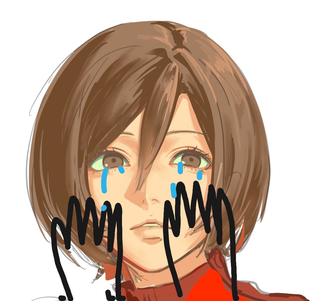 errchiyuan's tweet photo. 那个，不会画手，用丑手擦眼泪，那个meme… https://t.co/cjYOFZXi4U