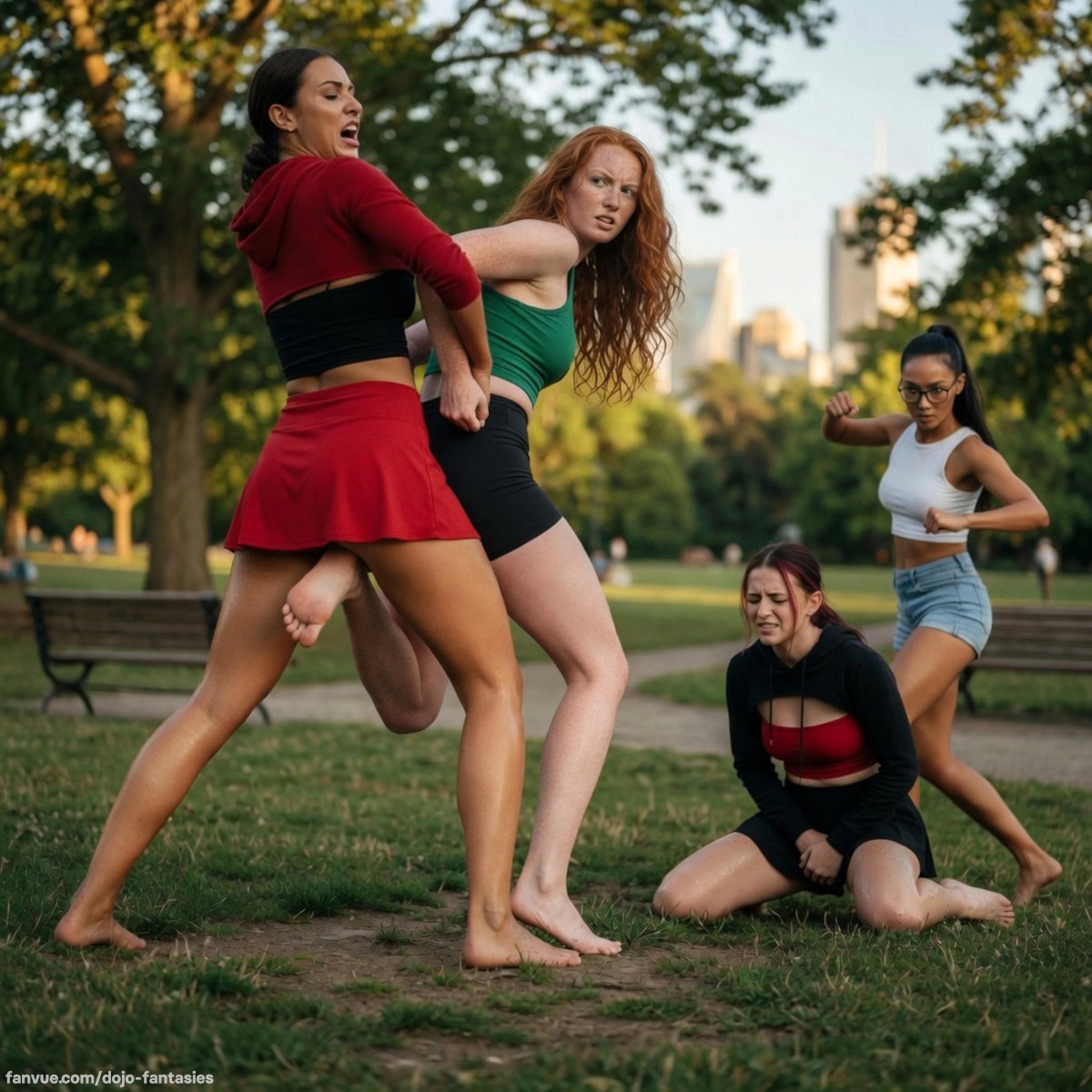X9Agent's tweet photo. The Knox Twins thought they found easy preys… until May drilled a groin kick into Blaire from behind and Maeve fired a heel kick into Brynn’s cunt — Full photoset coming soon! 👉 https://t.co/5mO11OGupI"

#DojoFantasies #selfdefense #cuntbusting #GroinKick #2v2 #catfight #feet https://t.co/feNQm0UZEh